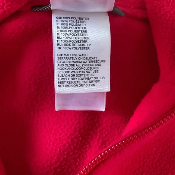 The North Face Fleece Quarter Zip Boys Large 14/16 - Picture 5 of 9